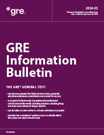 GRE Info Bulletin 2024-25